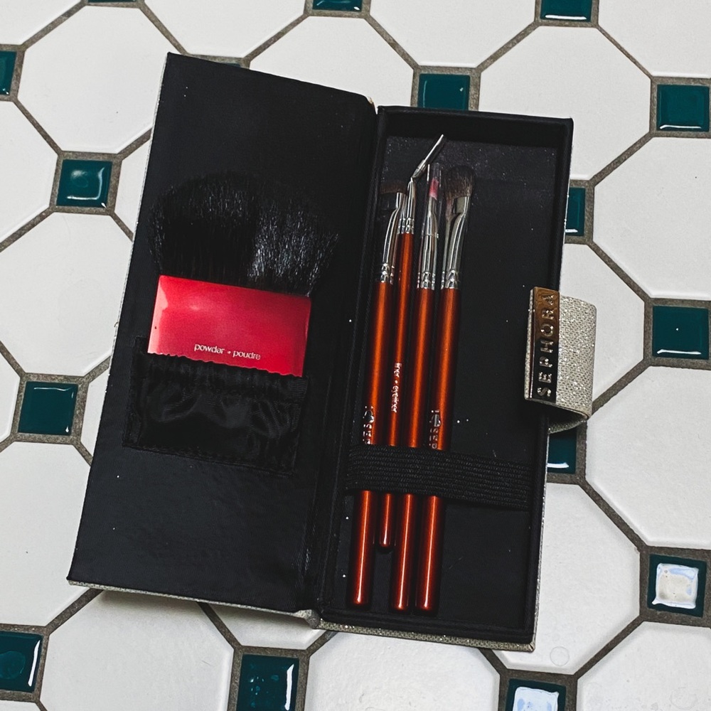 Sephora 5 Brush Travel Set w/ Case